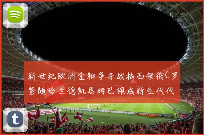 新世纪欧洲金靴争夺战梅西领衔C罗紧随哈兰德凯恩姆巴佩成新生代代表